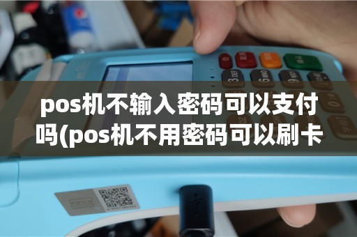 pos机不输入密码可以支付吗(pos机不用密码可以刷卡吗)