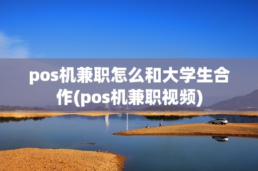pos机兼职怎么和大学生合作(pos机兼职视频)