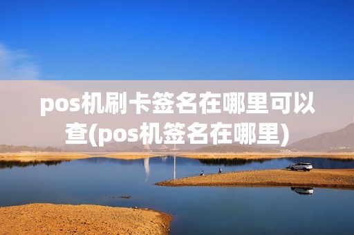 pos机刷卡签名在哪里可以查(pos机签名在哪里)