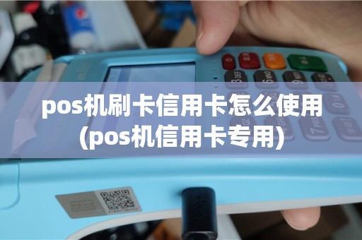 pos机刷卡信用卡怎么使用(pos机信用卡专用)