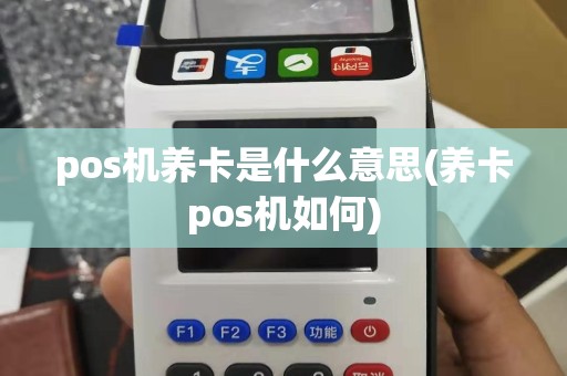 pos机养卡是什么意思(养卡pos机如何)
