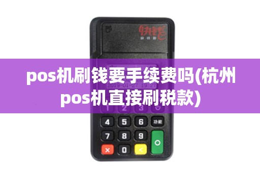 pos机刷钱要手续费吗(杭州pos机直接刷税款)
