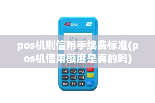 pos机刷信用手续费标准(pos机信用额度是真的吗)
