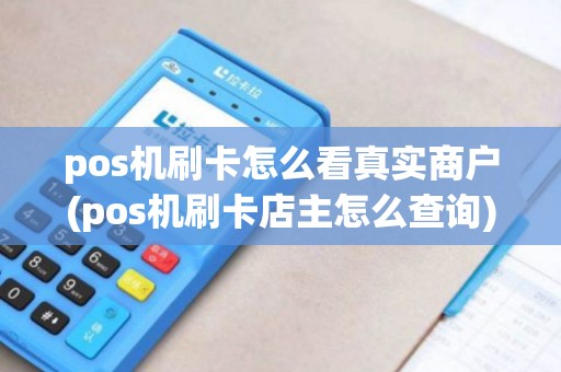 pos机刷卡怎么看真实商户(pos机刷卡店主怎么查询)