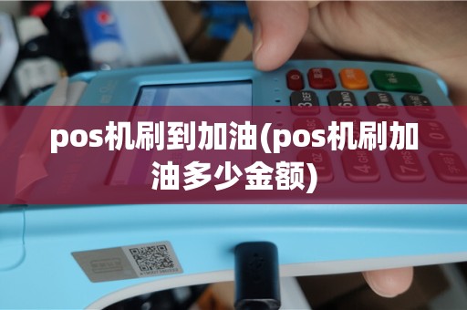 pos机刷到加油(pos机刷加油多少金额)