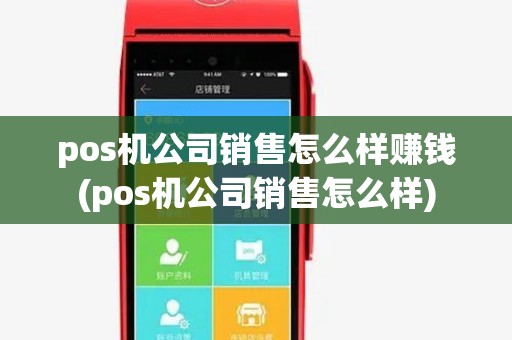 pos机公司销售怎么样赚钱(pos机公司销售怎么样)