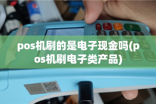 pos机刷的是电子现金吗(pos机刷电子类产品)