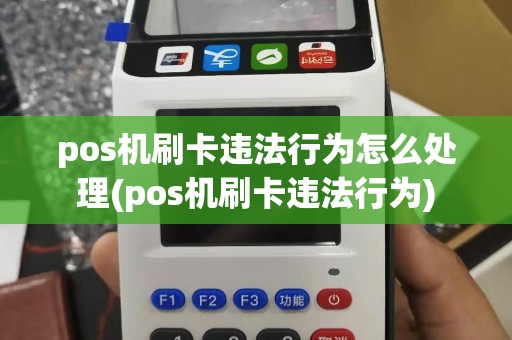 pos机刷卡违法行为怎么处理(pos机刷卡违法行为)
