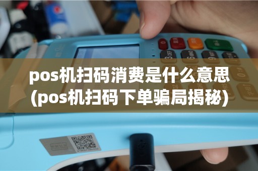 pos机扫码消费是什么意思(pos机扫码下单骗局揭秘)