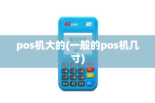 pos机大的(一般的pos机几寸)