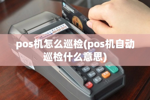 pos机怎么巡检(pos机自动巡检什么意思)