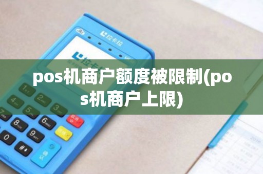 pos机商户额度被限制(pos机商户上限)