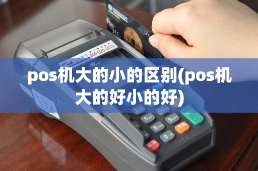pos机大的小的区别(pos机大的好小的好)