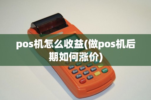 pos机怎么收益(做pos机后期如何涨价)