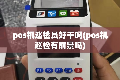 pos机巡检员好干吗(pos机巡检有前景吗)