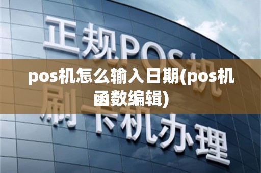 pos机怎么输入日期(pos机函数编辑)
