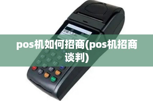 pos机如何招商(pos机招商谈判)