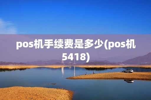 pos机手续费是多少(pos机5418)
