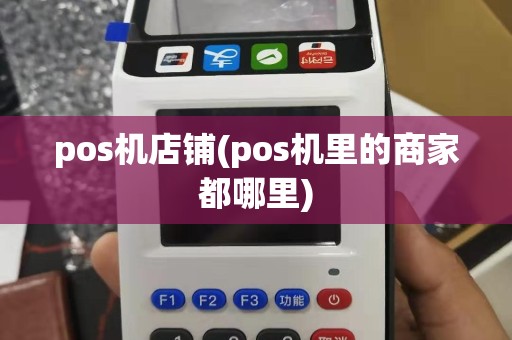 pos机店铺(pos机里的商家都哪里)