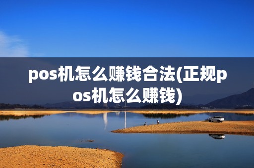 pos机怎么赚钱合法(正规pos机怎么赚钱)