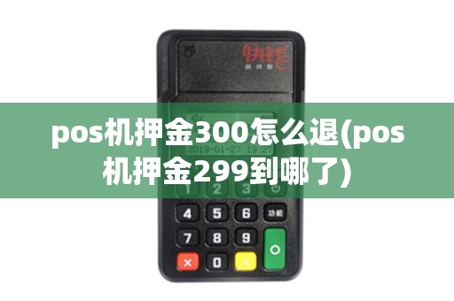 pos机押金300怎么退(pos机押金299到哪了)