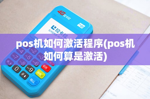 pos机如何激活程序(pos机如何算是激活)