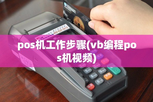 pos机工作步骤(vb编程pos机视频)
