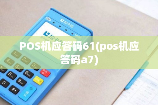 POS机应答码61(pos机应答码a7)