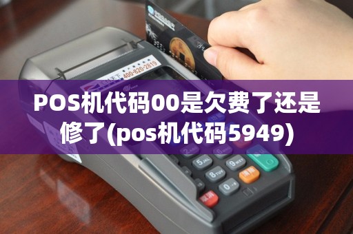 POS机代码00是欠费了还是修了(pos机代码5949)