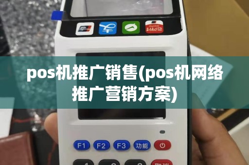 pos机推广销售(pos机网络推广营销方案)