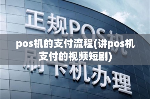 pos机的支付流程(讲pos机支付的视频短剧)