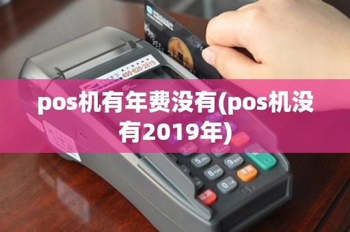 pos机有年费没有(pos机没有2019年)