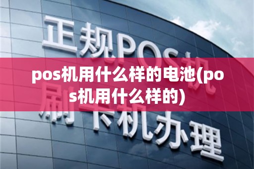 pos机用什么样的电池(pos机用什么样的)