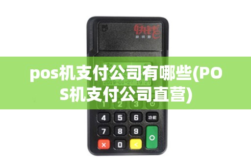 pos机支付公司有哪些(POS机支付公司直营)