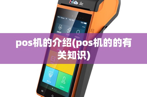 pos机的介绍(pos机的的有关知识)