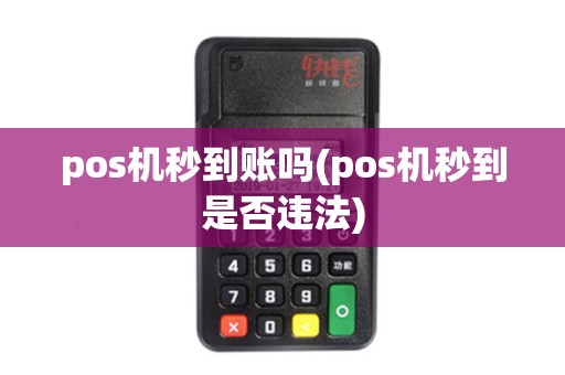 pos机秒到账吗(pos机秒到是否违法)