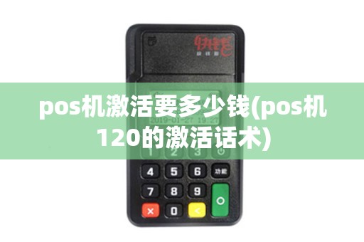 pos机激活要多少钱(pos机120的激活话术)