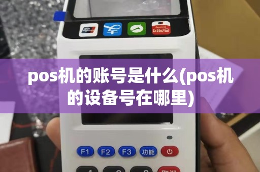 pos机的账号是什么(pos机的设备号在哪里)