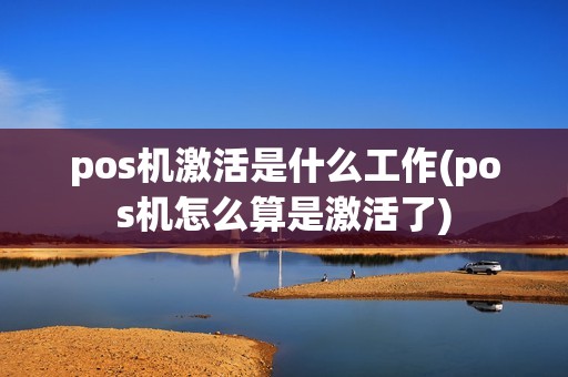 pos机激活是什么工作(pos机怎么算是激活了)