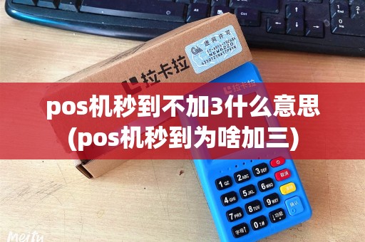 pos机秒到不加3什么意思(pos机秒到为啥加三)