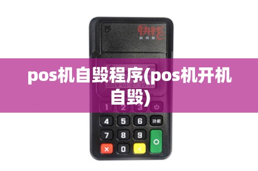pos机自毁程序(pos机开机自毁)