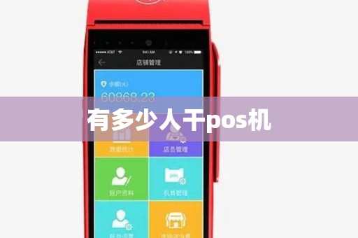 有多少人干pos机