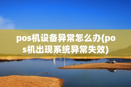 pos机设备异常怎么办(pos机出现系统异常失效)