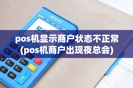 pos机显示商户状态不正常(pos机商户出现夜总会)