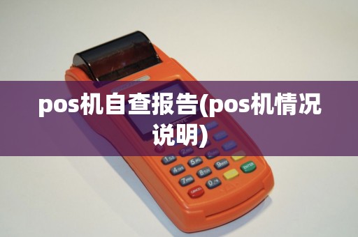 pos机自查报告(pos机情况说明)