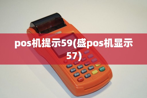 pos机提示59(盛pos机显示57)
