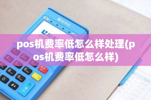 pos机费率低怎么样处理(pos机费率低怎么样)