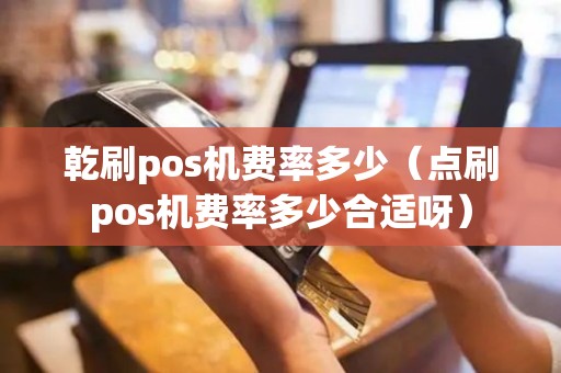乾刷pos机费率多少（点刷pos机费率多少合适呀）