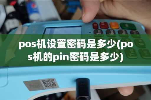 pos机设置密码是多少(pos机的pin密码是多少)