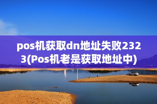 pos机获取dn地址失败2323(Pos机老是获取地址中)